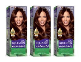 Wella Koleston Naturals 3.4 Koyu Kestane Krem Saç Boyası 3x50 ml
