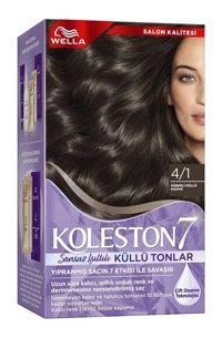 Wella Koleston Supreme 4.1 Gizemli Küllü Kumral Krem Saç Boyası 50 ml