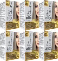 Alix Fine Color Pro 8.1 Küllü Koyu Sarı Krem Saç Boyası 6x50 ml