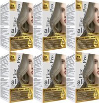 Alix Fine Color Pro 9.1 Küllü Sarı Krem Saç Boyası 6x50 ml