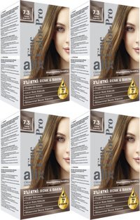 Alix Fine Color Pro 7.3 Fındık Kabuğu Krem Saç Boyası 4x50 ml
