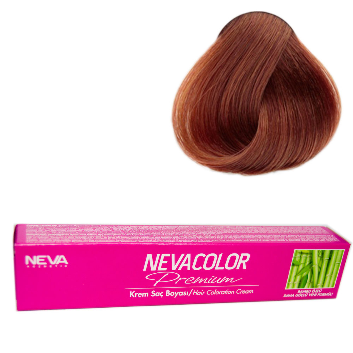 Neva Premium 7.07 Gizemli Kahve Amonyaksız Vegan Krem Saç Boyası 3x50 ml