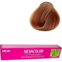 Neva Premium 8 Açık Kumral Amonyaksız Vegan Krem Saç Boyası 3x50 ml
