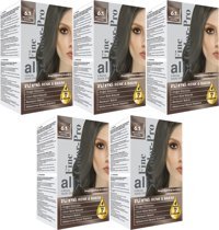 Alix Fine Color Pro 6.1 Küllü Koyu Kumral Krem Saç Boyası 5x50 ml