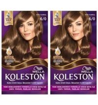 Wella Koleston 6.0 Koyu Kumral Krem Saç Boyası 2x50 ml