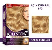Wella Koleston Supreme 8.0 Açık Kumral Krem Saç Boyası 50 ml