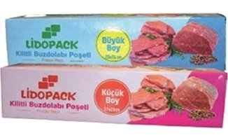 Lidopack Orta Kilitli Buz Dolabı Poşeti 1 Adet