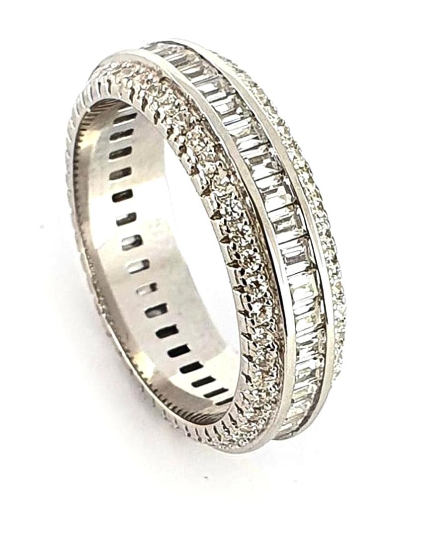 Oseshop Beyaz Taşlı 925 Ayar Tamtur Gümüş Yüzük