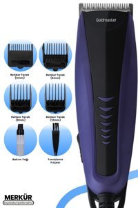 Goldmaster GM-8102 Saç Sakal 5 Başlıklı Çok Amaçlı Kuru Tıraş Makinesi