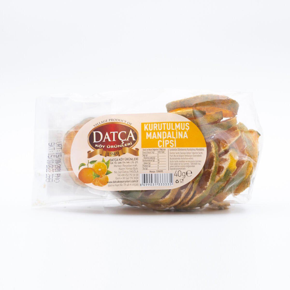 Datça Köy Ürünleri Dilim Organik Şekersiz Çekirdeksiz Mandalina 40 gr