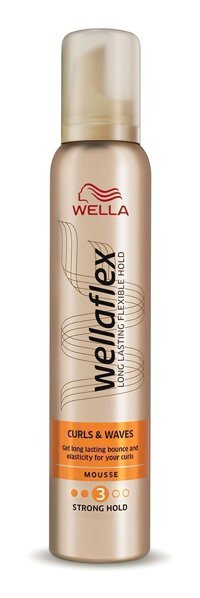 Wella Wellaflex Curls Waves Kıvırcık Saçlar İçin Şekillendirici Hacim Veren Saç Köpüğü 200 ml