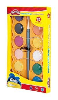 Play-Doh Jumbo 40Mm Su007 12'li Tablet Sulu Boya