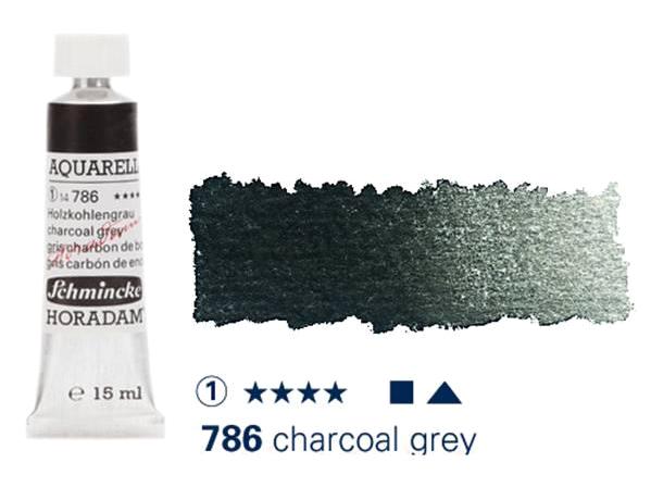 Schmincke Charcoal Grey 786 1'li Tüp Sulu Boya