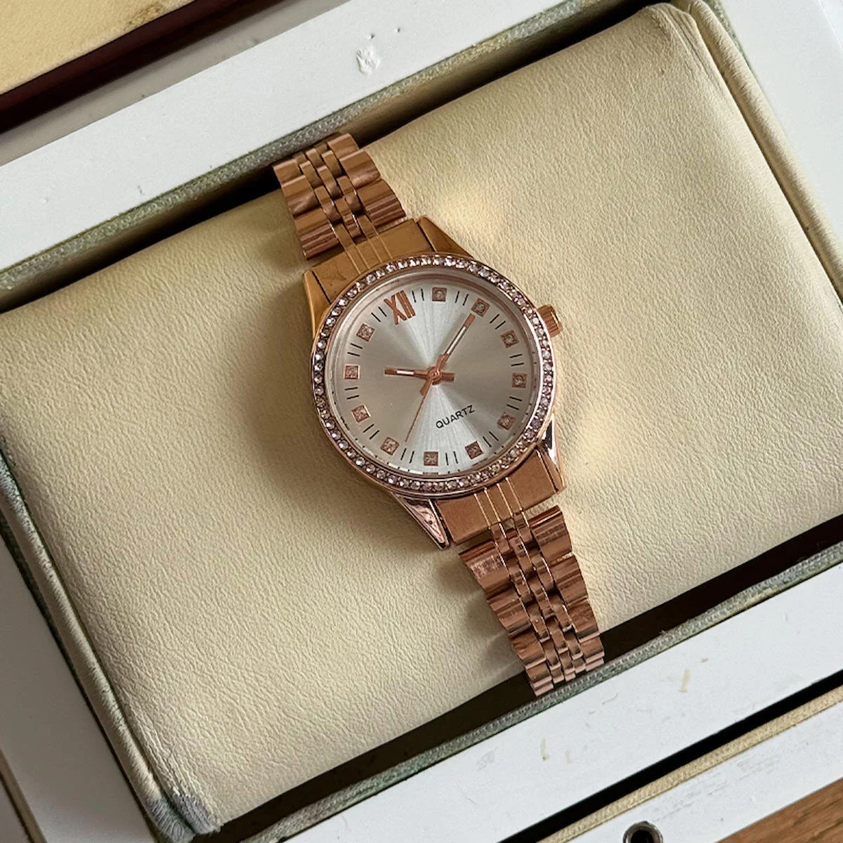 Spectrum Rose Gold Metal Kordon Analog Kadın Kol Saati