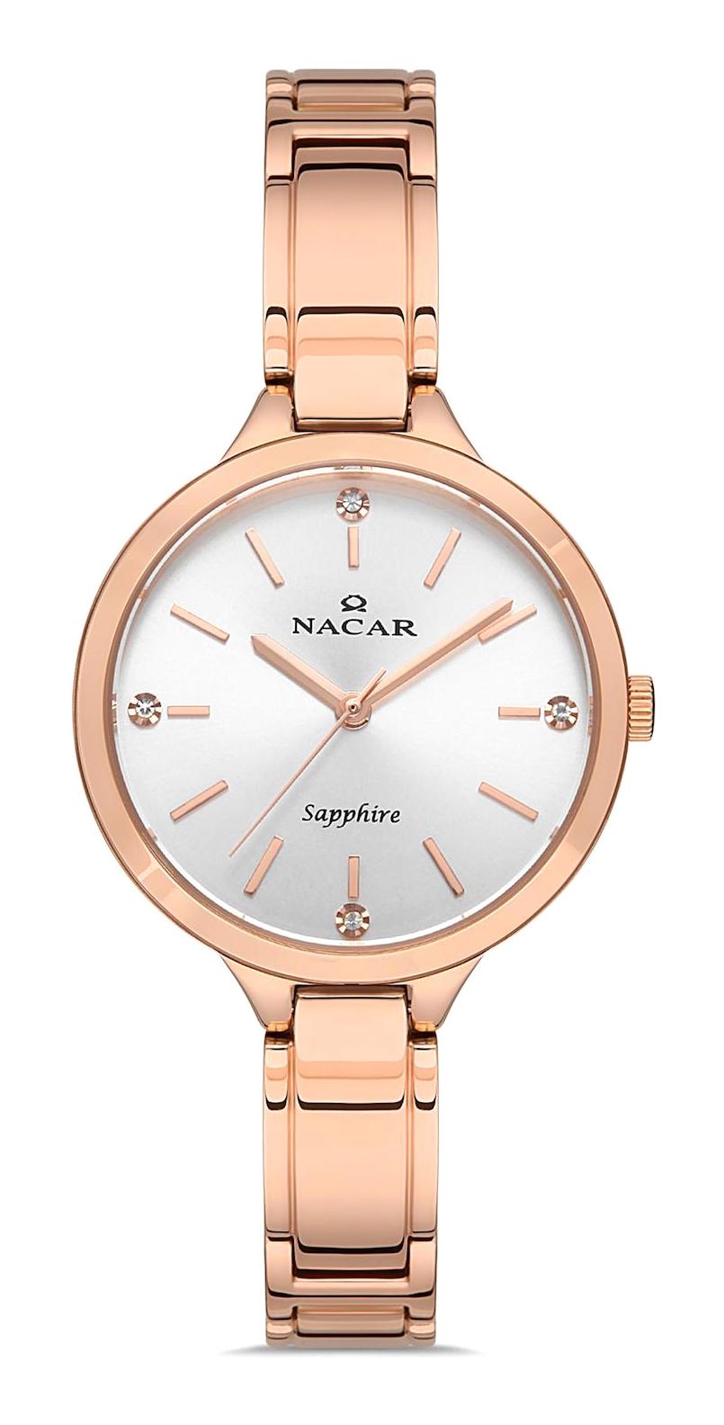 Nacar 36391035-RSM 33 mm Rose Gold Metal Kordon Analog Kadın Kol Saati