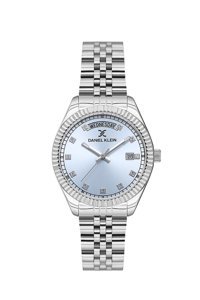 Daniel Klein DKE.1.10661-3 34 mm Gri Çelik Kordon Analog Kadın Kol Saati