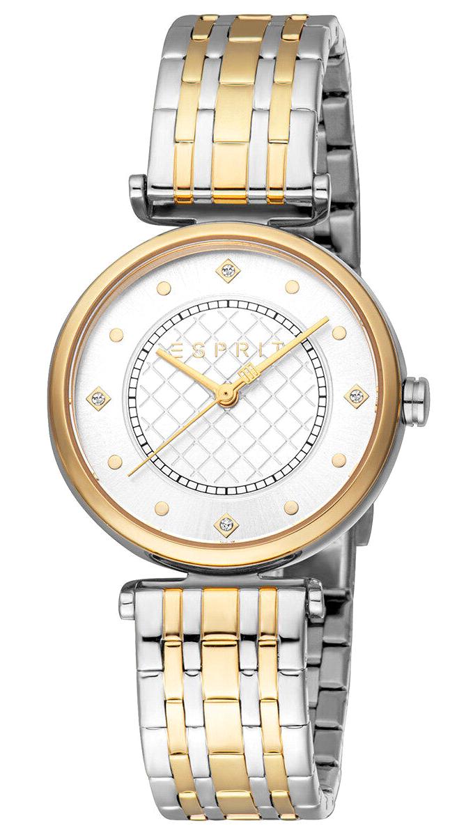 Esprit ES1L420M0055 30 mm Altın-Gri Çelik Kordon Analog Kadın Kol Saati
