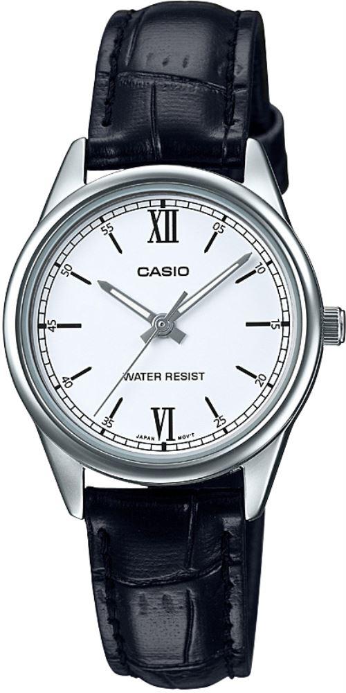 Casio LTP-V005L-7B2UDF 28 mm Siyah Deri Kordon Analog Kadın Kol Saati