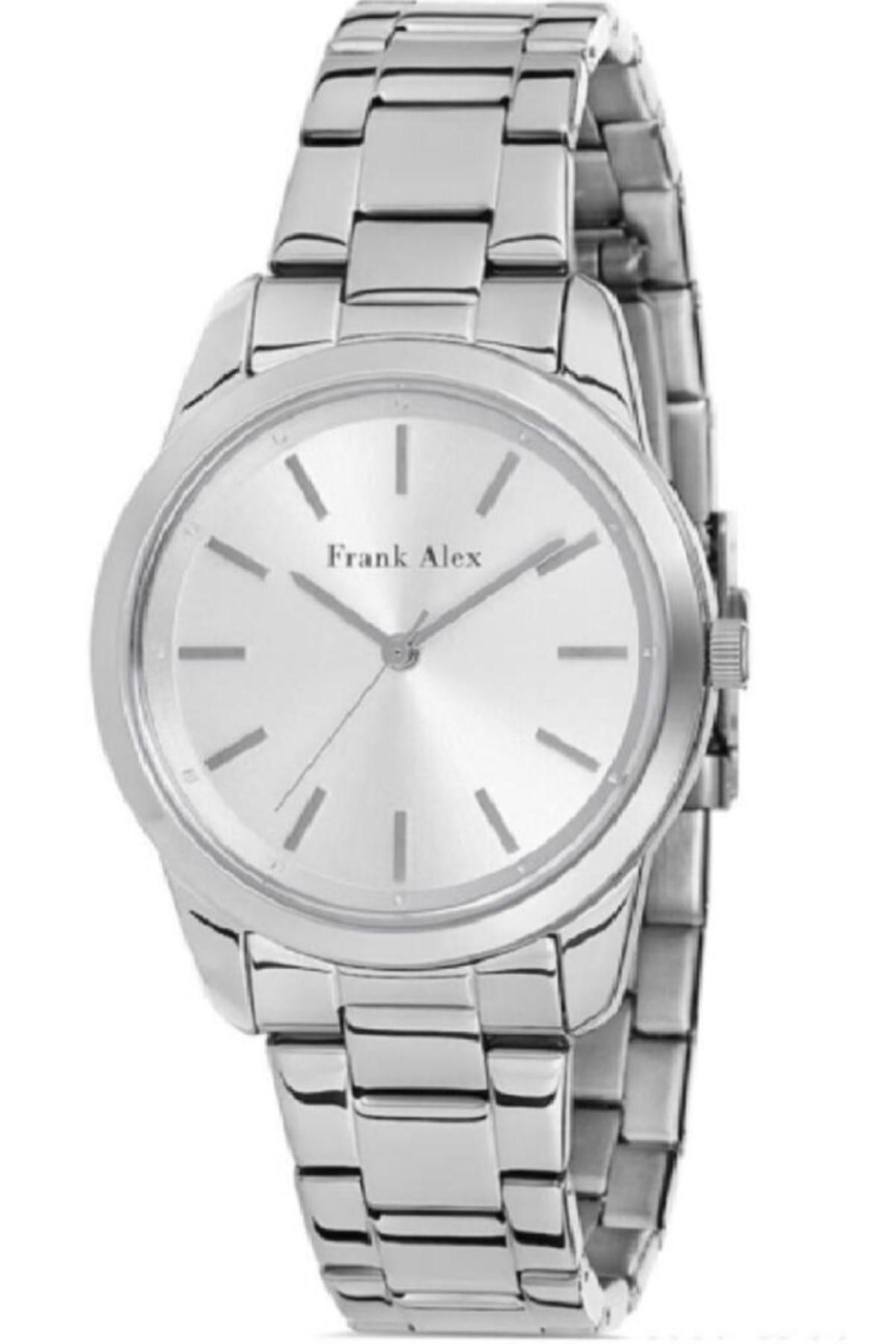 Frank Alex FA.13887M.01 38 mm Gri Çelik Kordon Analog Kadın Kol Saati