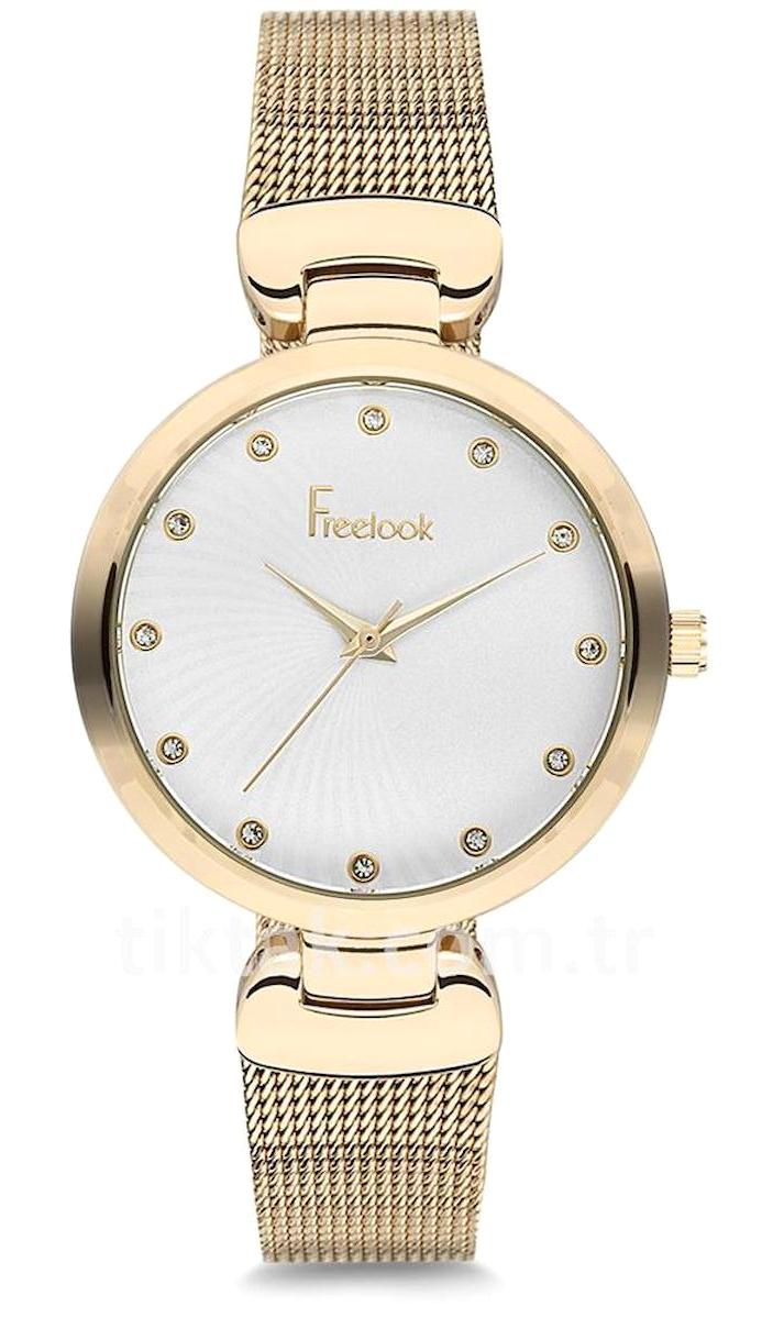 Freelook F.1.1061.03 36 mm Altın Metal Kordon Analog Kadın Kol Saati
