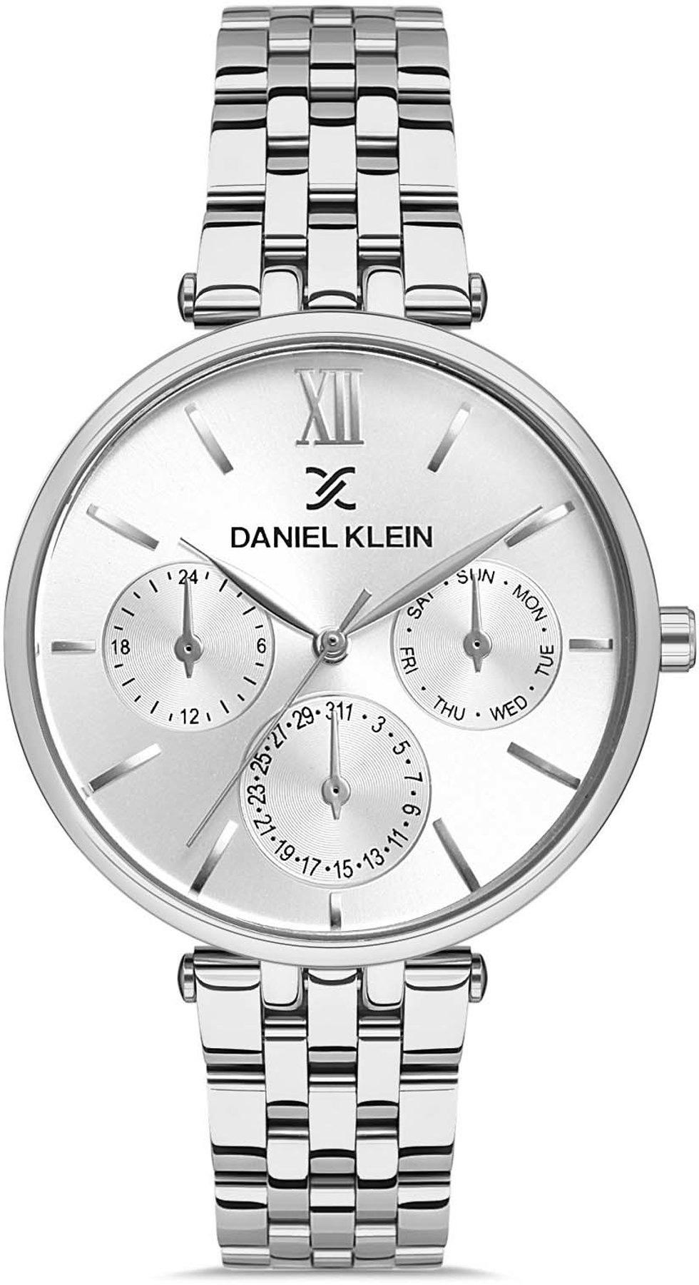 Daniel Klein EDK.1.10040.1 36 mm Gri Çelik Kordon Analog Kadın Kol Saati