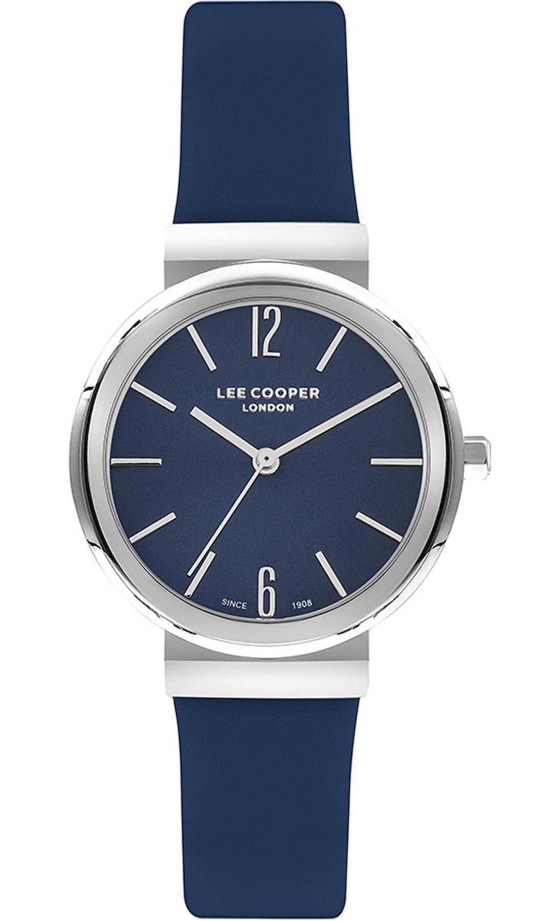 Lee Cooper LC07624.399 40 mm Lacivert Deri Kordon Analog Kadın Kol Saati