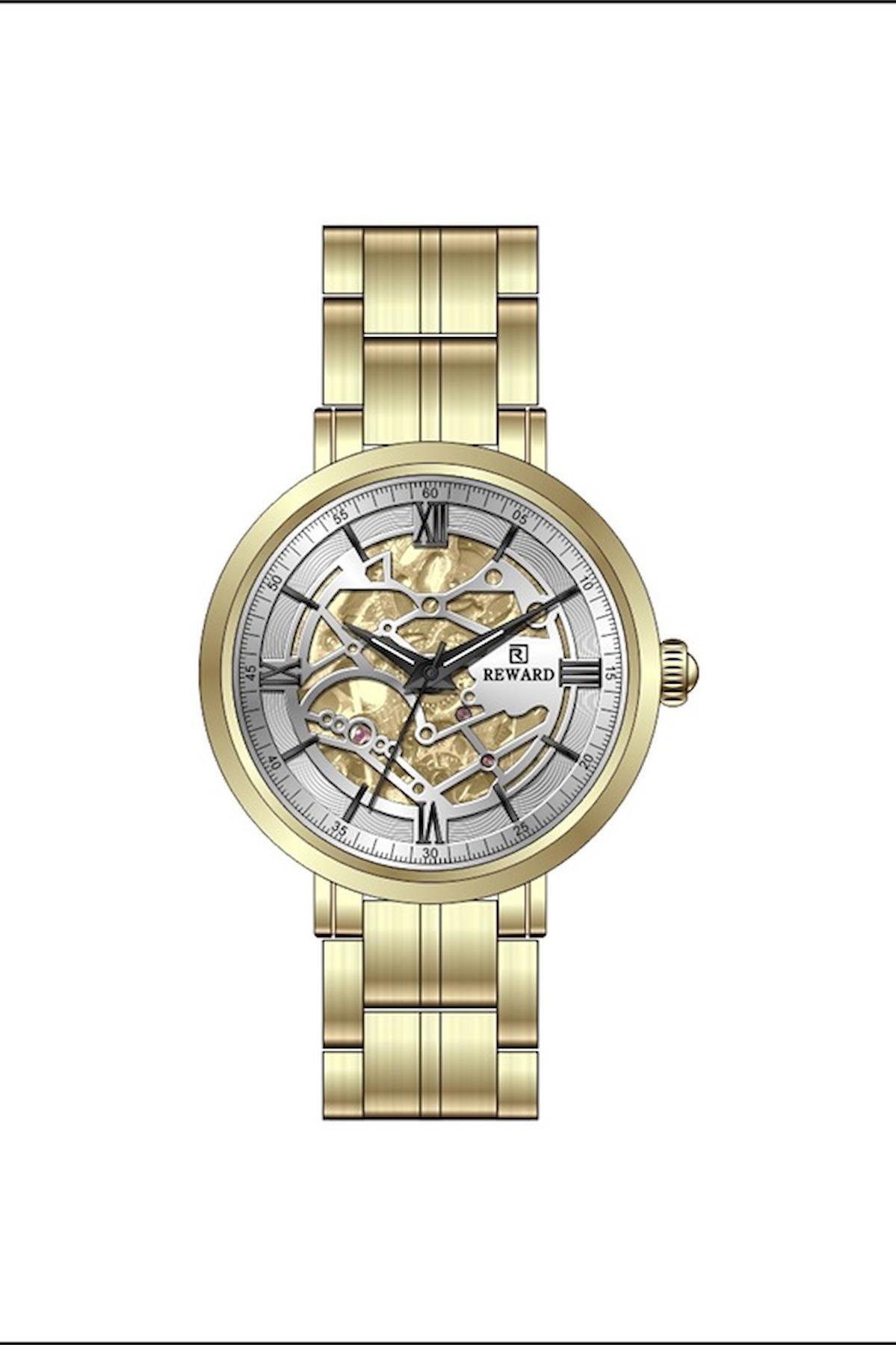 Reward A142880 34 mm Altın Metal Kordon Analog Kadın Kol Saati