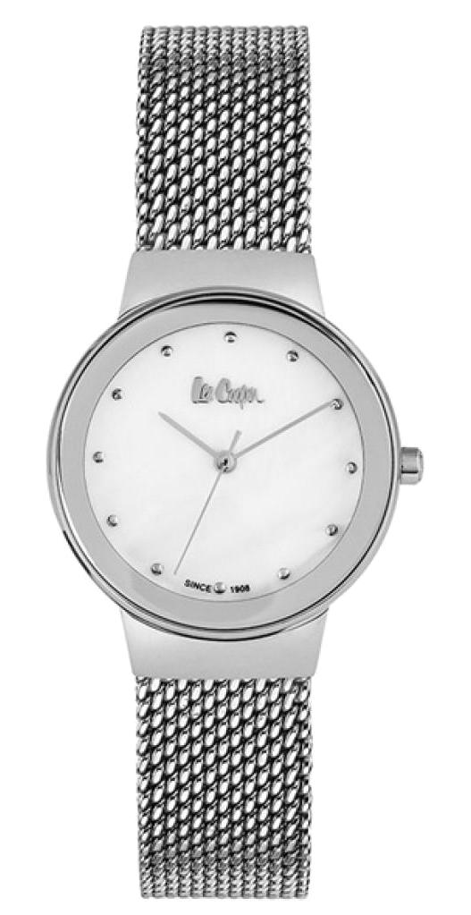 Lee Cooper LC06472.320 40 mm Gri Çelik Kordon Analog Kadın Kol Saati