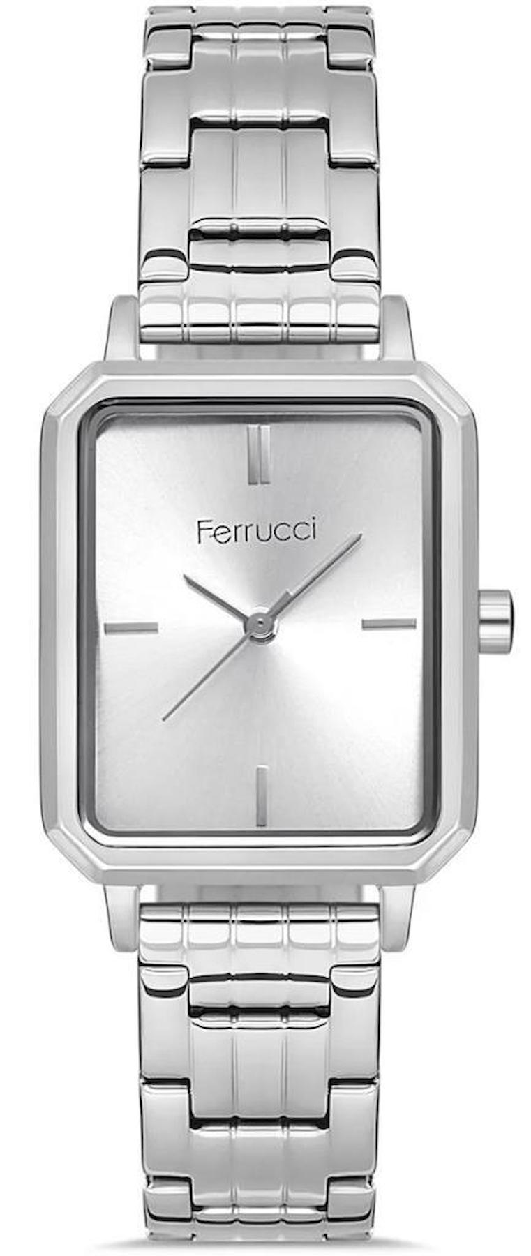 Ferrucci FC.1223.13601M.01 36 mm Gri Çelik Kordon Analog Kadın Kol Saati