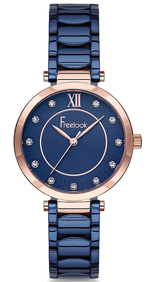 Freelook F.7.1052.07 38 mm Lacivert Çelik Kordon Analog Kadın Kol Saati