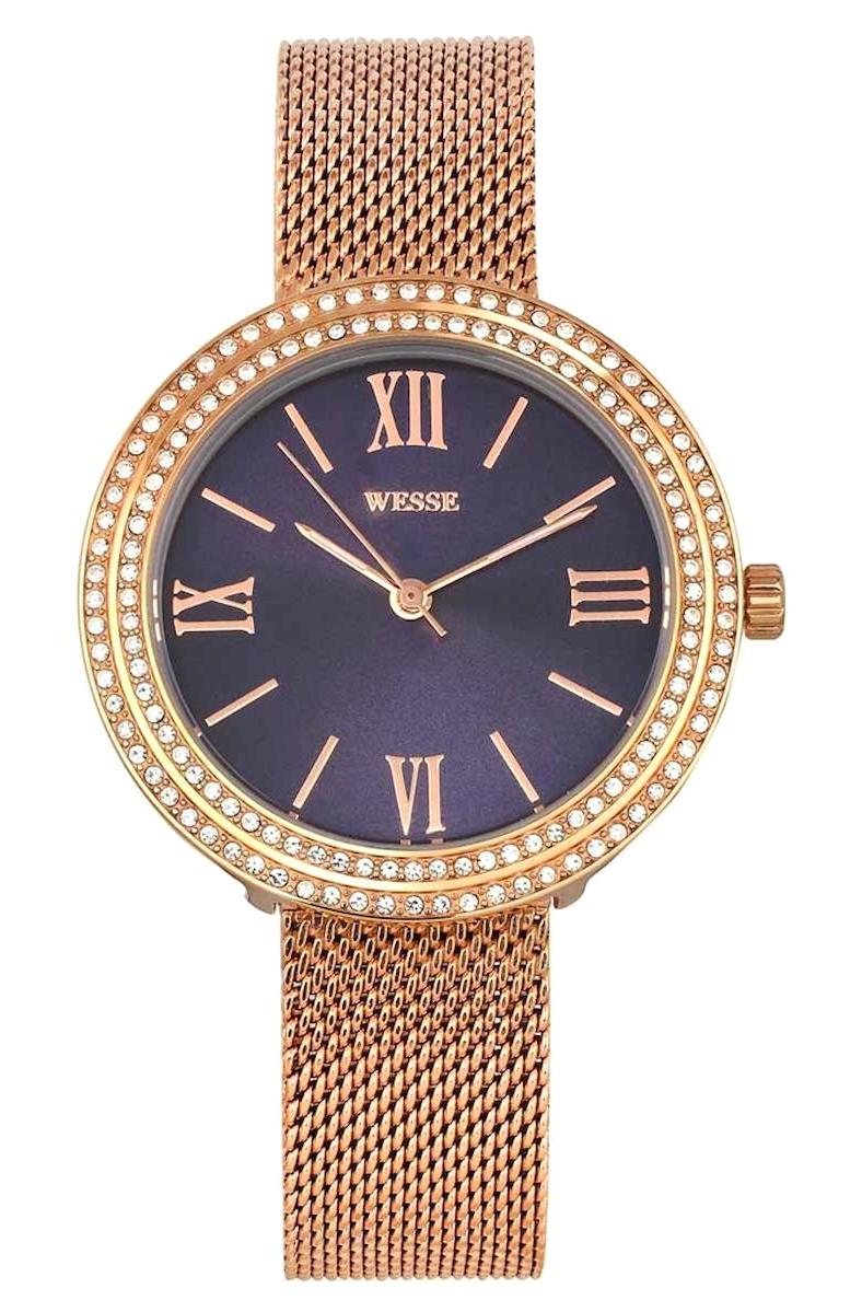 Wesse WWL1017-04 39 mm Altın Çelik Kordon Analog Kadın Kol Saati