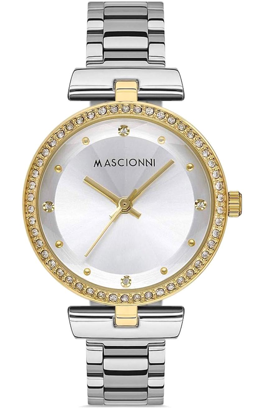 Mascionni M.1.1997A.03 38 mm Gri Çelik Kordon Analog Kadın Kol Saati