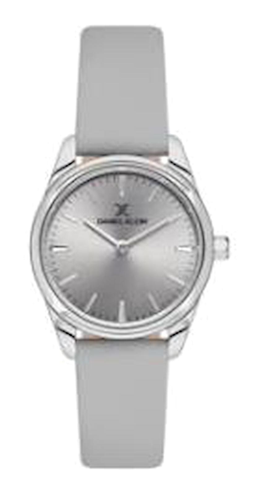 Daniel Klein DKE.1.10612-2 28 mm Gri Silikon Kordon Analog Kadın Kol Saati