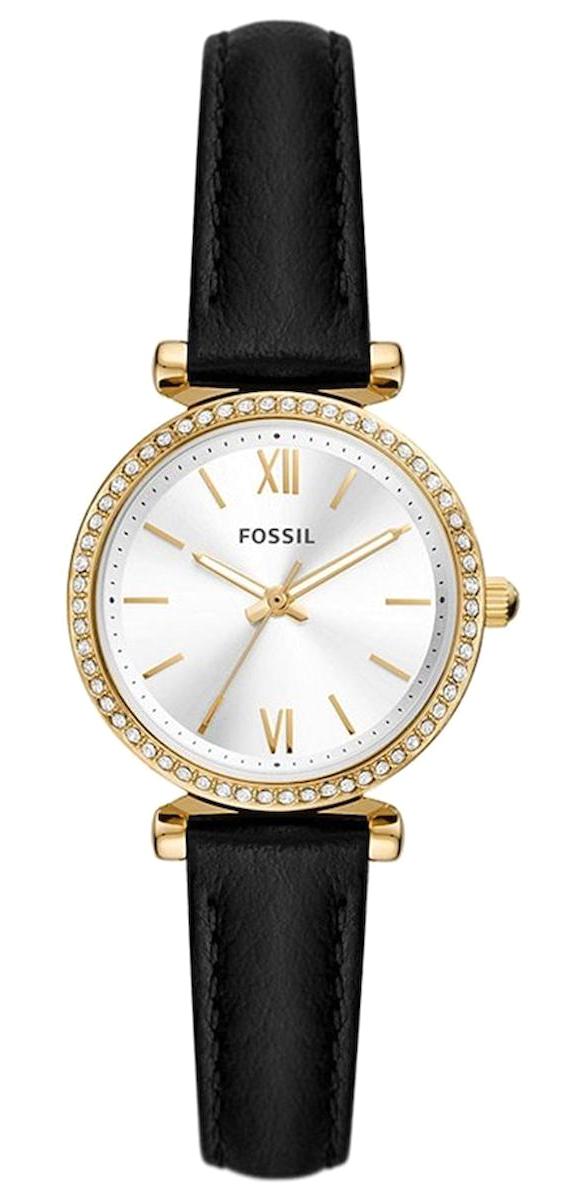 Fossil FES5127 28 mm Siyah Çelik Kordon Analog Kadın Kol Saati