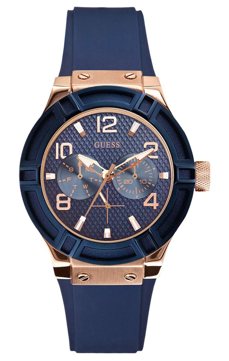 Guess GUW0571L1 Takvimli 39 mm Lacivert Silikon Kordon Analog Kadın Kol Saati
