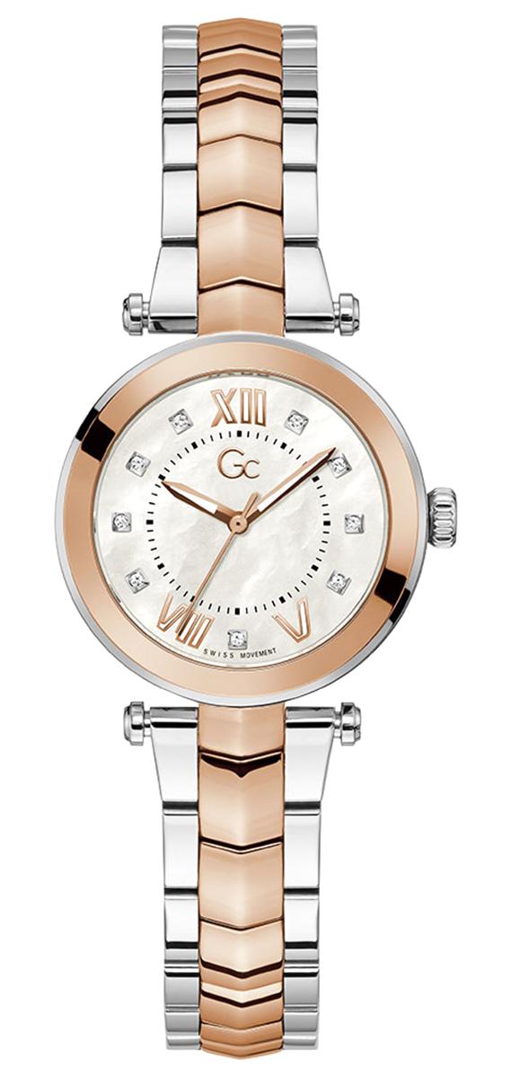 Guess GCY93004L1MF 34 mm Gri-Rose Gold Çelik Kordon Analog Kadın Kol Saati