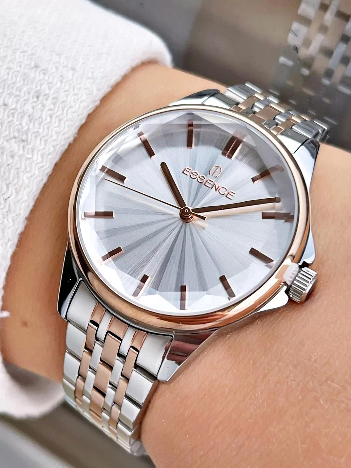 Essence ES6764FE.530 36 mm Gri-Rose Gold Çelik Kordon Analog Kadın Kol Saati