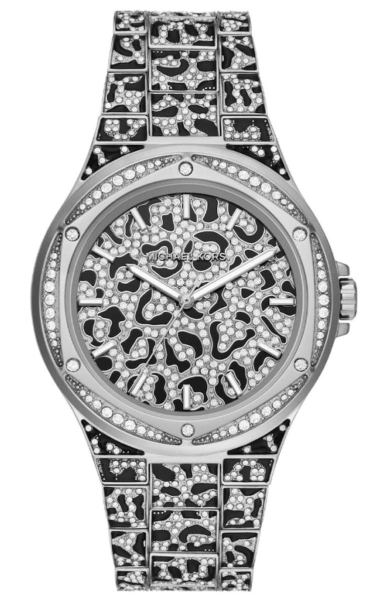 Michael Kors MK7408 43 mm Gri-Siyah Çelik Kordon Analog Kadın Kol Saati
