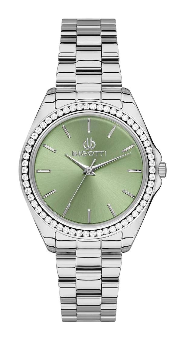 Bigotti BG.1.10497.2 36 mm Gri Çelik Kordon Analog Kadın Kol Saati