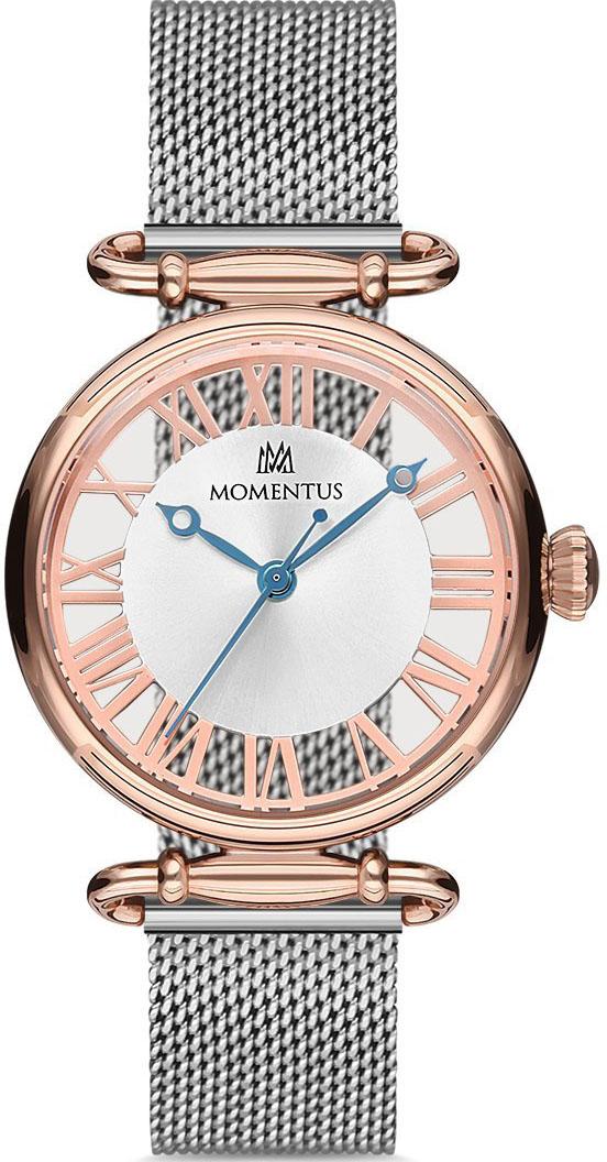 Momentus CW280T-02SR 34 mm Gri Hasır Kordon Analog Kadın Kol Saati