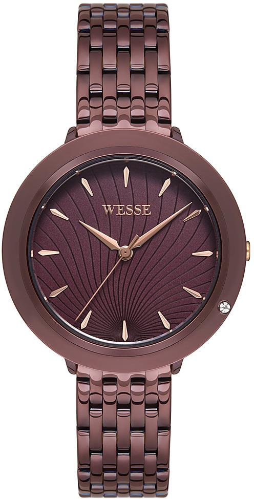 Wesse WWL109404 35 mm Mürdüm Çelik Kordon Analog Kadın Kol Saati
