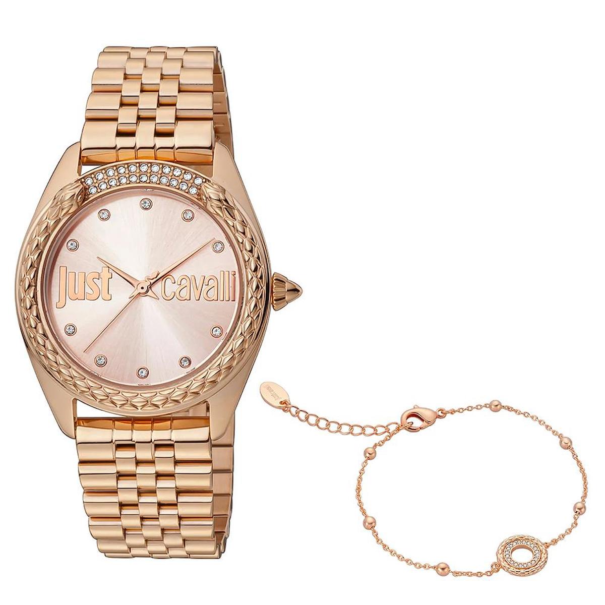 Just Cavalli JC1L195M0085 34 mm Rose Gold Çelik Kordon Analog Kadın Kol Saati