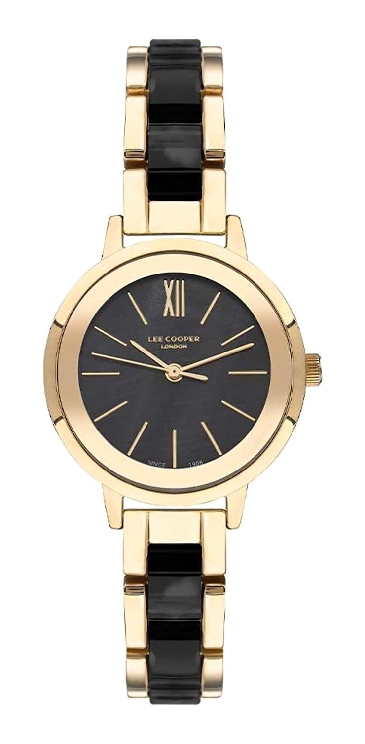 Lee Cooper LC07395.150 40 mm Siyah Çelik Kordon Analog Kadın Kol Saati