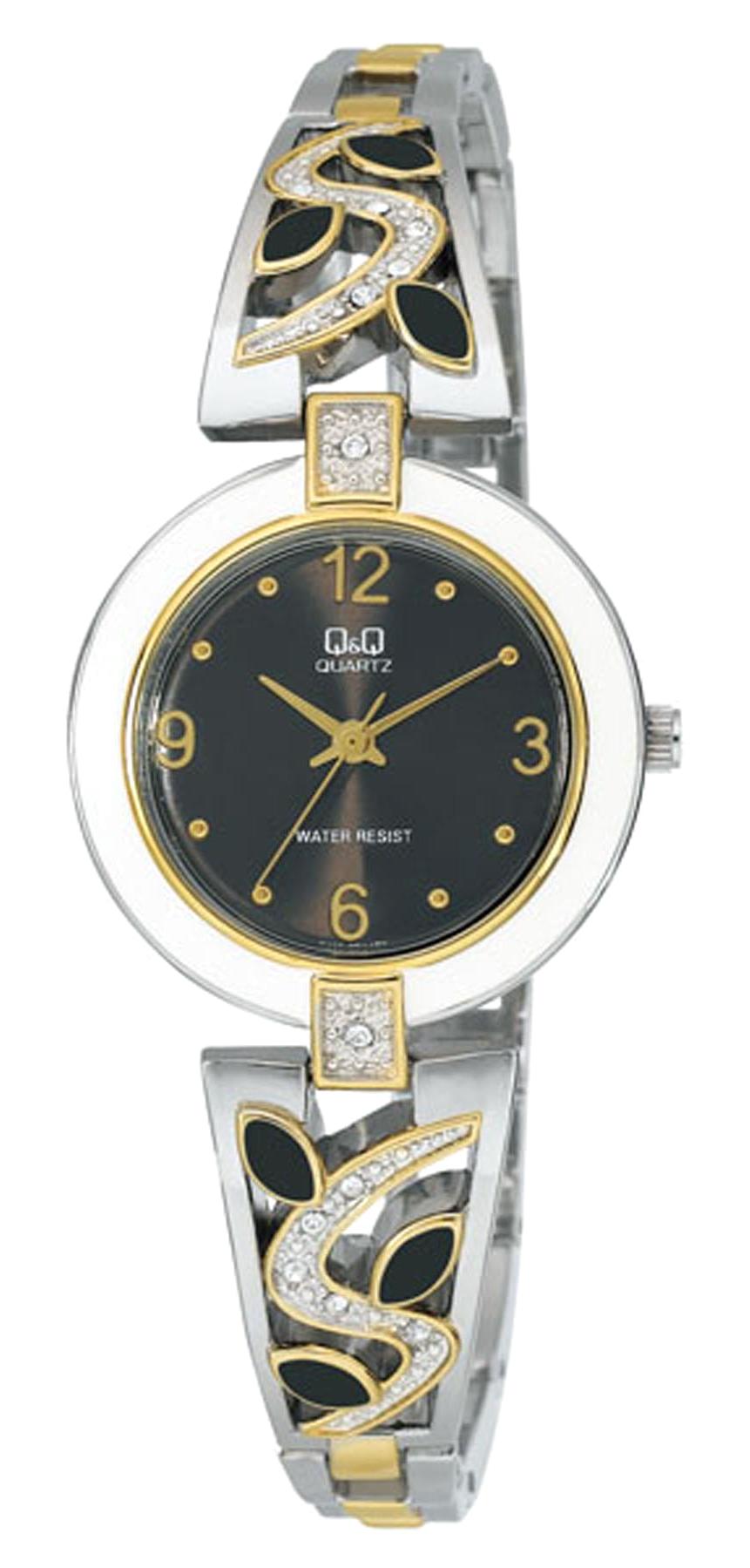 Q&Q 3G280 36 mm Çok Renkli Metal Kordon Analog Kadın Kol Saati