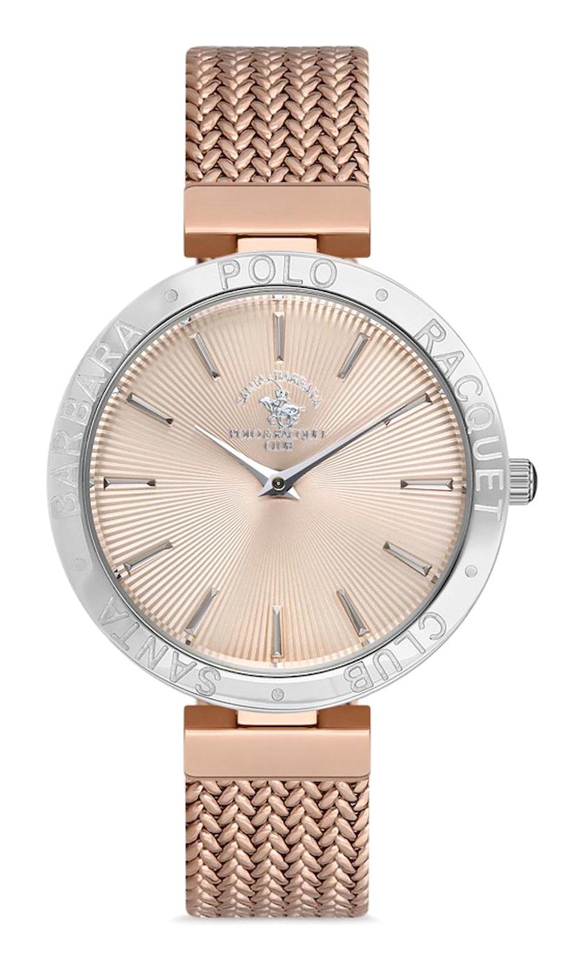 Santa Barbara Polo & Racquet Club SB.1.10121.2 33 mm Rose Gold Metal Kordon Analog Kadın Kol Saati