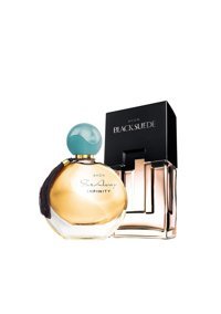 Avon Black Suede İkili Erkek-Kadın Parfüm Seti EDP-EDT + Far Away Infinity Kadın Parfüm