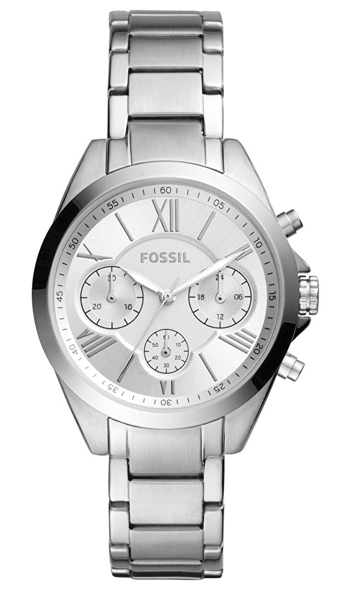 Fossil FBQ3035 36 mm Gri Çelik Kordon Analog Kadın Kol Saati