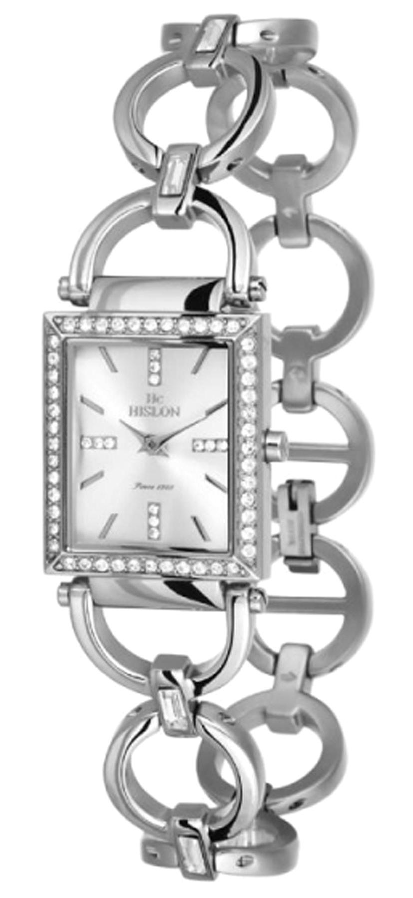 Hislon 3174-22311 25 mm Gri Çelik Kordon Analog Kadın Kol Saati