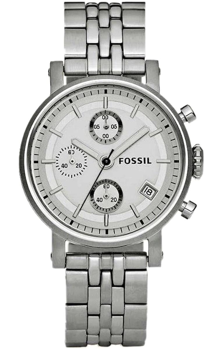 Fossil ES2198 38 mm Gri Çelik Kordon Analog Kadın Kol Saati