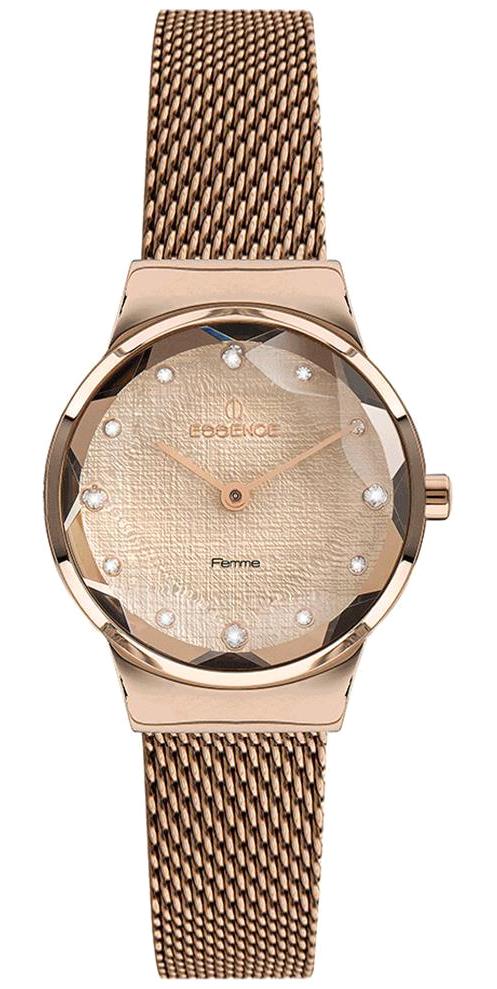 Essence ES6697FE.410 28 mm Altın Hasır Kordon Analog Kadın Kol Saati